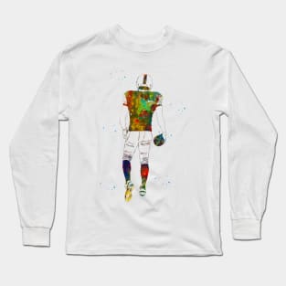 American Football Player Long Sleeve T-Shirt